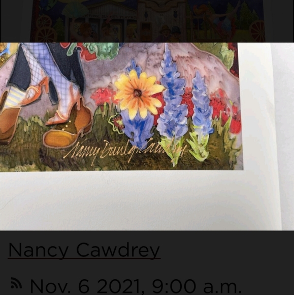 Signed/Dated Nancy Dunlop Cawdrey Print - Picture 8 of 9